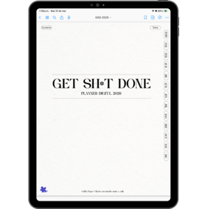 GET SH*T DONE - PLANNER DIGITAL 2026